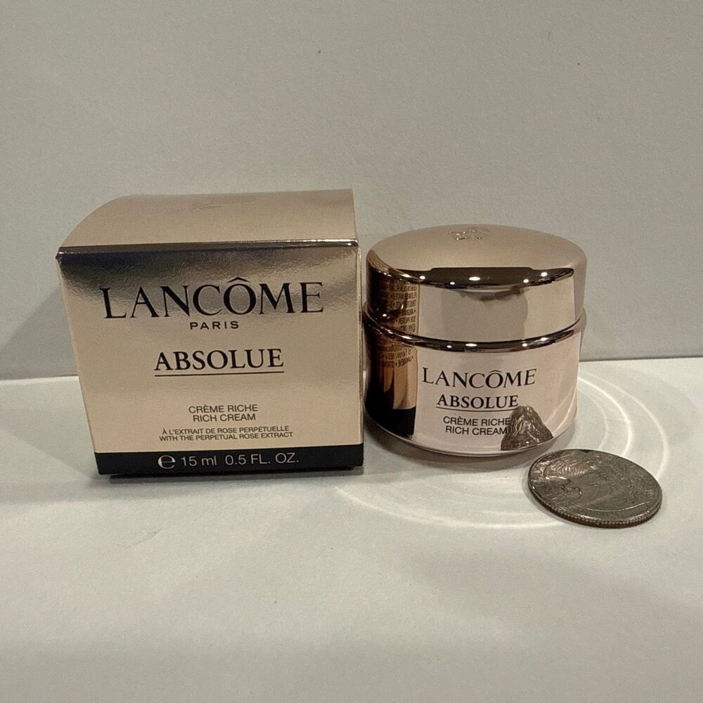 Lancome Absolue Rich Cream Moisturizer for Dry Skin 15ml New in Box $70 Value